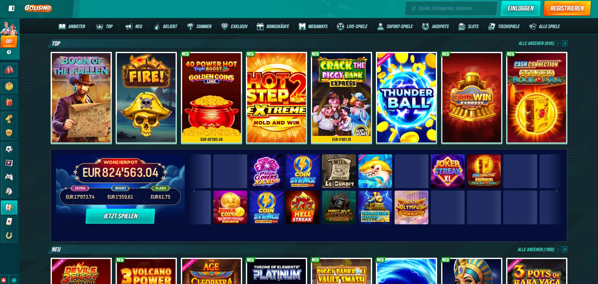 Golisimo Casino Spiele