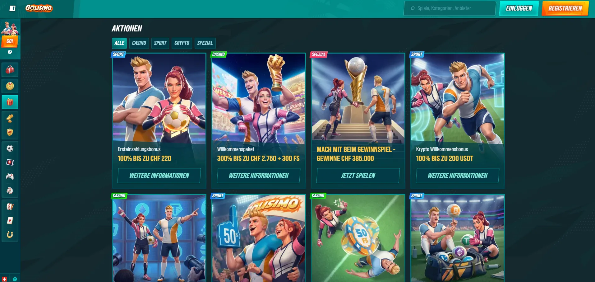 Golisimo Casino Bonus